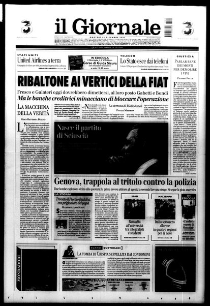 Il giornale : quotidiano del mattino